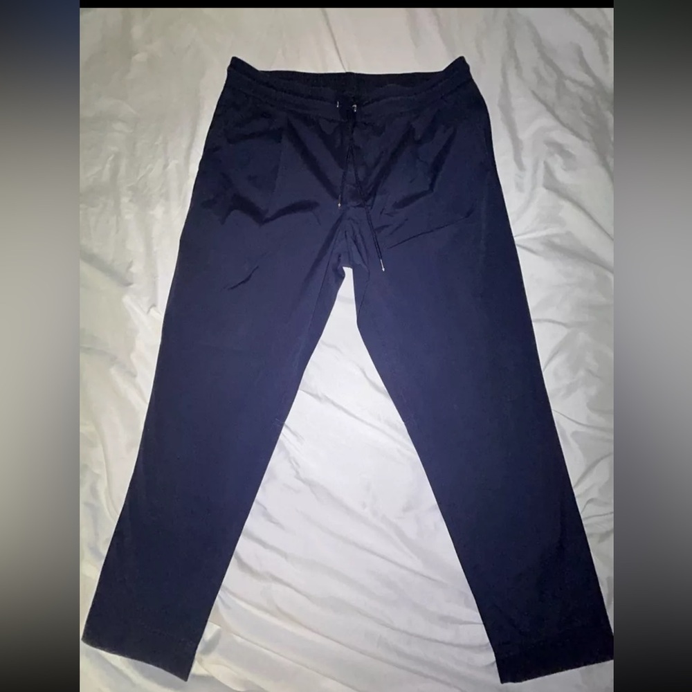 Moncler Mens Black Pants Pantalone Sportivo Size L (NWOT) Size 50 Navy